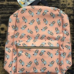 Bluey Pink Allover Print Backpack